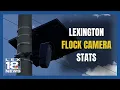 Latest stats on LICENSE PLATE READING CAMERAS in Lexington