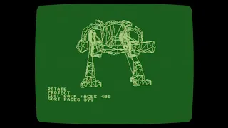 Programming 3D vector graphics in BASIC on a retro Commodore computer emulator