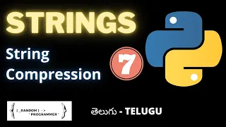String compression - 20 Python Telugu