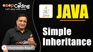 Simple Inheritance Code Reusability Java OOPs Java for Beginners