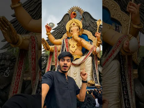 India’s Biggest Ganpati Pandal! 😱 #shorts