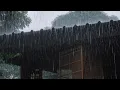 Download Lagu Relaksasi untuk mengatasi insomnia langsung tertidur dengan hujan deras di atap sen rumah di desa