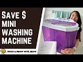 HOW TO SAVE MONEY on Laundry with Mini Portable Washing Machine FRUGAL LIVING