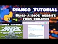 Django Blog Website Tutorial Working with Views URLs Templates