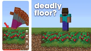 I Tested My Own Clickbait Minecraft Hacks