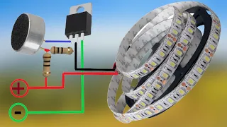 how to make music reactive led strip very easy