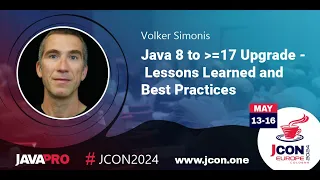 Java 8 to 17 Upgrade - Lessons Learned and Best Practices Volker Simonis EN