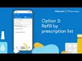Walmart Pharmacy app How to refill your prescriptions online