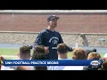 Sean Goldrich era begins as UNH starts football practice
