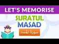 Download Lagu Memorise Suratul Masad with ZAKY