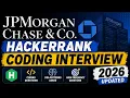 JPMorgan Chase HackerRank Coding Interview Questions DSA Patterns Asked in 2026