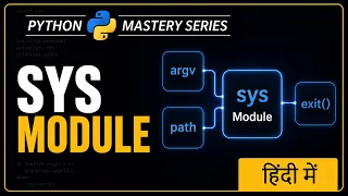 Python sys Module in Hindi sys argv sys path sys exit System Info Explained