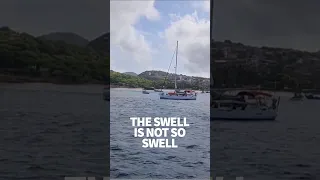The swell is not so swell #windedvoyage #sailinglifestyle #africatravel #caboverde