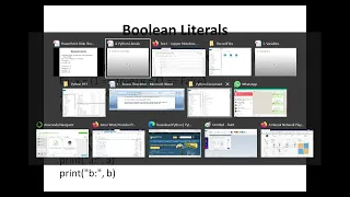 Session 4 Literals