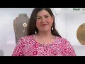 Susan Graver Printed Liquid Knit Tunic with Grommet Detail on QVC