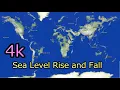 Download Lagu [4k]Sea Level Rise and Fall Simulation - World