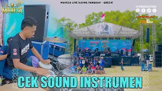 cek sound intrumen cinta segitiga mahesa live ujung pangkah gresik