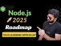 Node js 2025 Roadmap Learn Node js Step by Step Zero to Hero techlearningwithRajat