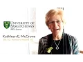 Kathleen E McCrone - BA 62 Honours History 63