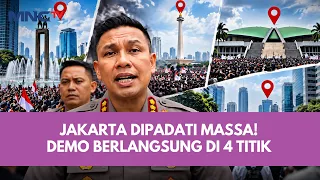 DEMO MAHASISWA MELUAS KE 4 TITIK! HI, DPR, Monas & Tugu Tani Jadi Pusat Aksi