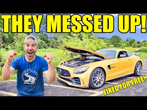 Video Thumbnail: I Fixed My AMG GT R For FREE & Discovered It’s SUPER Powerful! Factory Freak Or Mercedes Test Mule?