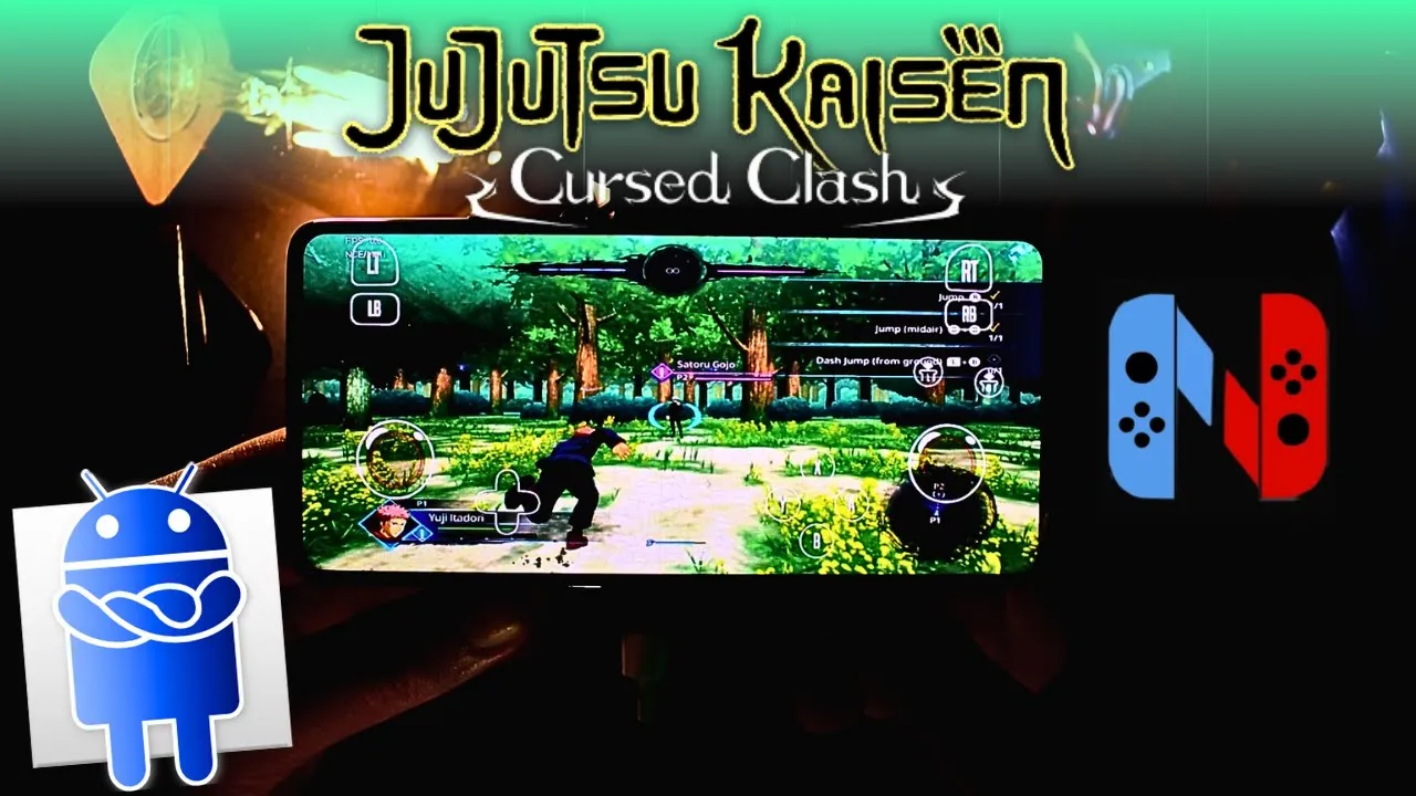 Nintendo Switch Emulator Android | Jujutsu Kaisen: Cursed Clash Gameplay | Nyushu Mali GPU