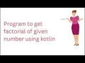 Factorial program using recursion