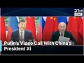 Lagu VOLLEDIG: De Russische president Vladimir Poetin voert een videogesprek met de Chinese president Xi Jinping | AC1G