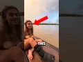 She Didn’t Expect THIS to Come Out After Tossing a Beer in the Lake 😱