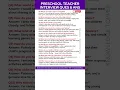 Preschool Teacher Interview Questions and Answers Kindergarten Teacher Interview Questions Answers