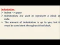8 Python Indentation