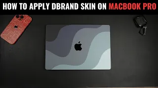 How to apply DBRAND skin to MacBook Pro fast and easy dbrand