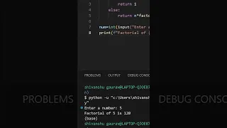 How to Find Factorial of a Number in Python Python for Beginners