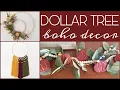 DOLLAR TREE BOHO FALL DECOR DIYS