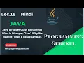 Lec 18 Java Wrapper Class Explained What is Wrapper Class Why We Need It Uses Real Examples