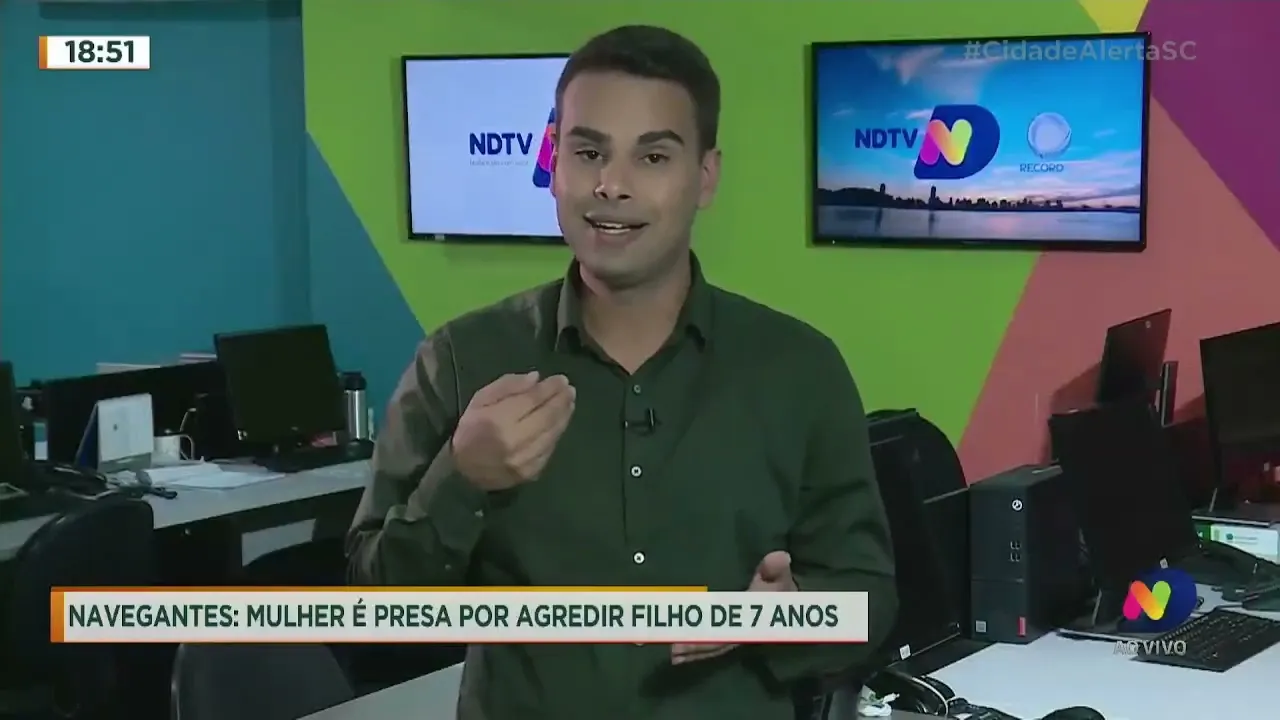 Mulher é presa por agredir filho de 7 anos em Navegantes