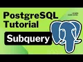 PostgreSQL Tutorial In Hindi Subquery Explained with Examples