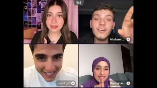 أجمل رباعية الشامي مع قمر الطائي بوجود ضحى و أنس الشايب 