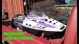 1998 XC 600 - Grass Drag Build