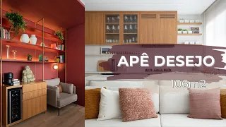 Apê Desejo - 109m2 de cores vibrantes e autenticidade!