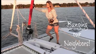 Banging into our Neighbors?! – Lazy Gecko Sailing VLOG 99
