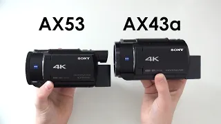 sony ax43a vs ax53 which is the best 4k handycam