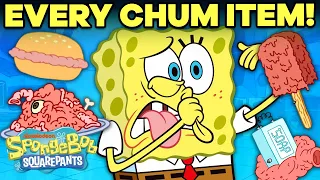 Every Item On The Chum Bucket Menu SpongeBob  Every Item On The Chum Bucket Menu SpongeBob