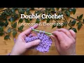 Crochet Tutorial increase and decrease in double crochet