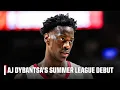 AJ Dybantsa PUT ON A SHOW with 27 PTS in NBA Summer League debut NBA on ESPN