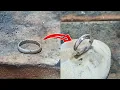 Lagu Cara membuat cincin dari perak, how to make silver ring, jewelry maker, #tutorial