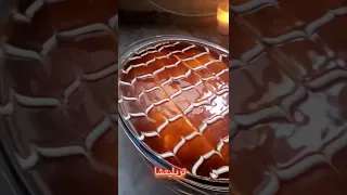 كيكة تريليتشا التركيه كيك بالحليب التركيه كيك الكراميل ترليجه Trilece Cake Shorts 