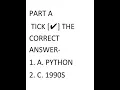 CHAPTER 9 CLASS 8 PYTHON INTRODUCTION Answer Key IT PLANET by aarti arora