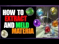 How to Extract and Meld Materia in Final Fantasy Online FFXIV