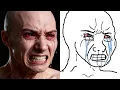 Wojak meme Original vs Real Life